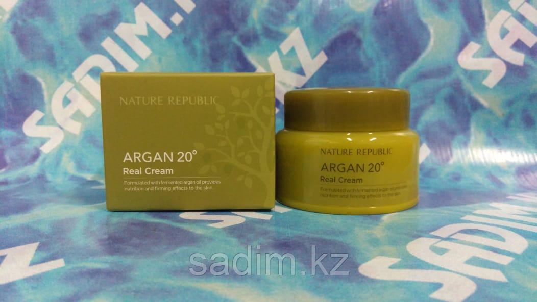 Nature Republic Argan 20 Real Cream - Питательный крем с маслом арганы