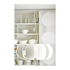 Светильник подвесной СТОКГОЛЬМ белый ИКЕА, IKEA , фото 2