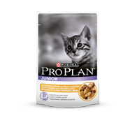 Pro Plan Junior Кусочки в желе для котят с курицей, пауч 85 гр