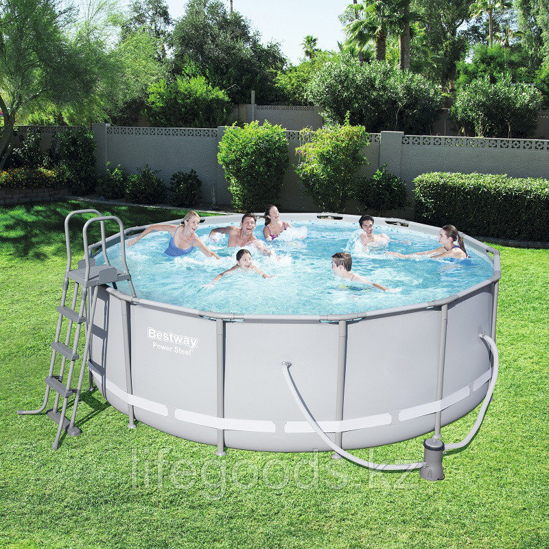 Каркасный бассейн круглый 427х122 см, полный комплект, Bestway 56444