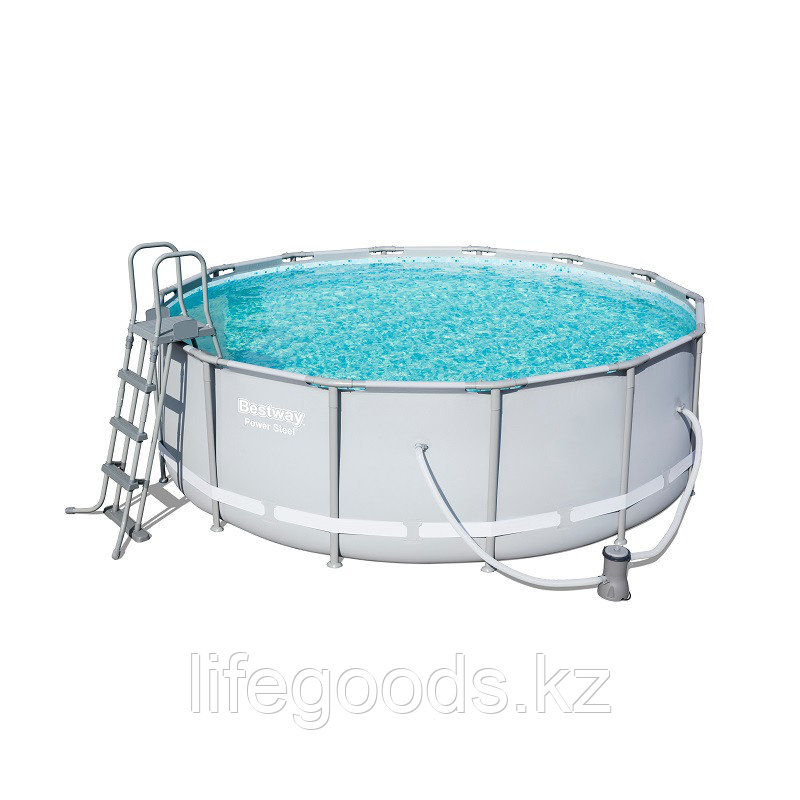 Каркасный бассейн круглый 427х122 см, полный комплект, Bestway 56444 - фото 2 - id-p53571850