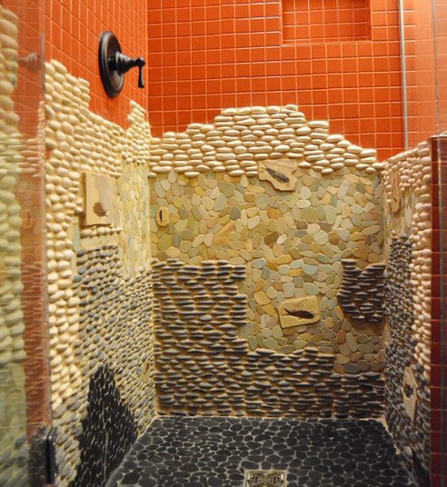 Облицовка стен декоративным камнем, мозаикой, плиткой - фото 3 - id-p53584618