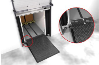 Перегрузочный мост с откидной аппарелью 60 кН