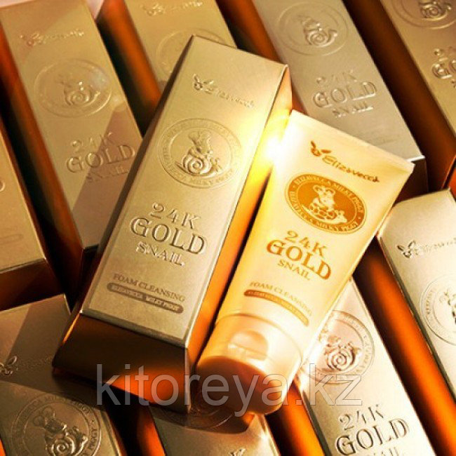 Elizavecca Milky Piggy 24K Gold Snail Foam Cleansing Очищающая пенка