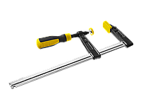 Струбцина STAYER, тип "F", DIN 5117, двухкомпонентная ручка, профилированная закаленная рейка, 120х1000мм