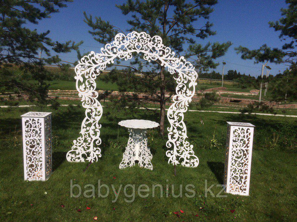  Свадебная ширма, свадебная арка, фотозона, свадебные тумбы