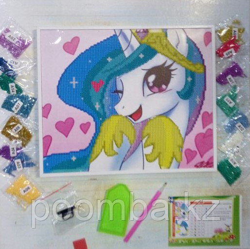 Алмазная раскраска"My Little Pony - Силестия"