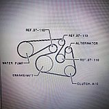 1341A051, PU107016RMXY, Ролик обводной приводного ремня MITSUBISHI OUTLANDER 3 GF3W, ASX GA2W 2013, KOYO, фото 3