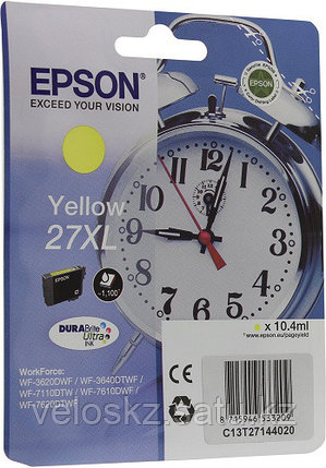 Картридж Epson C13T27144022 для WF-7110/7610/7620 желтый new, фото 2
