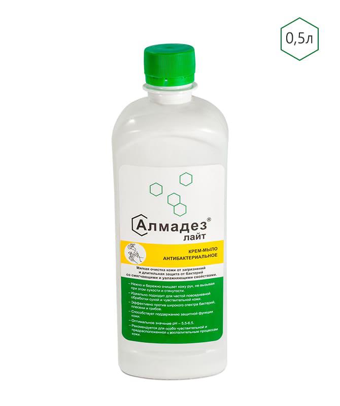 Антибактериальное крем-мыло с пролонгированным эффектом Алмадез Лайт