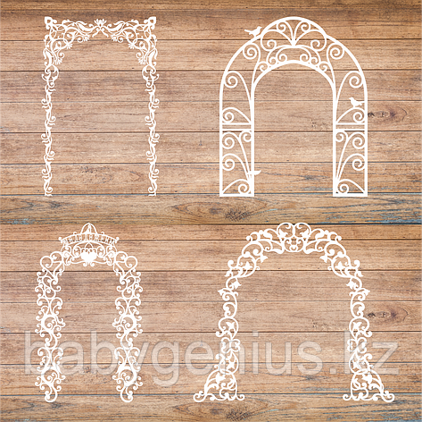 Свадебная ширма, свадебная арка, фотозона, ажурные тумбы, фото 2