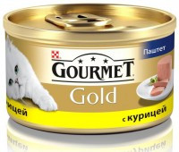 Gourmet Gold Паштет с курицей Влажный корм для кошек, 85г.