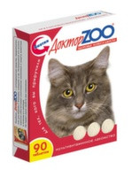 Доктор ZOO Витамины для кошек Здоровье Кожи и Шерсти