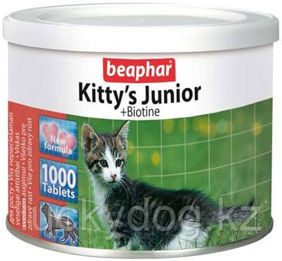 Витамины для котят, Kitty's Junior + Biotin 1 таблетка - фото 2 - id-p3627971