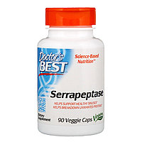 Серрапептаза (Best Serrapeptase), 90 капсул, Doctor's Best.