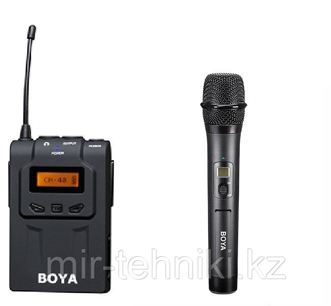 Набор беспроводного репортерского радиомикрофона BY-WM6-K2 (BY-WM6R+BY-WHM8) - фото 1 - id-p53645231