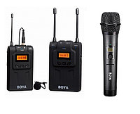 Набор беспроводного радиомикрофона и радиопетлички WM8-K6 (BY-WM8R+BY-WM8TA/B+BY-WHM8)