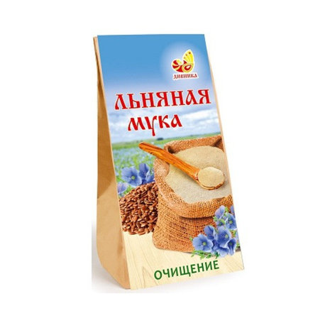 Мука Дивинка льняная цельнозерновая 250г, фото 2