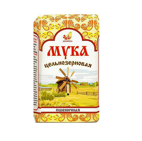Мука Дивинка пшеничная цельнозерновая 1000г, фото 2