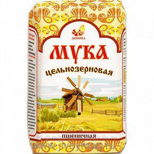 Мука Дивинка пшенично-ржано-отрубная со льном 700г, фото 2