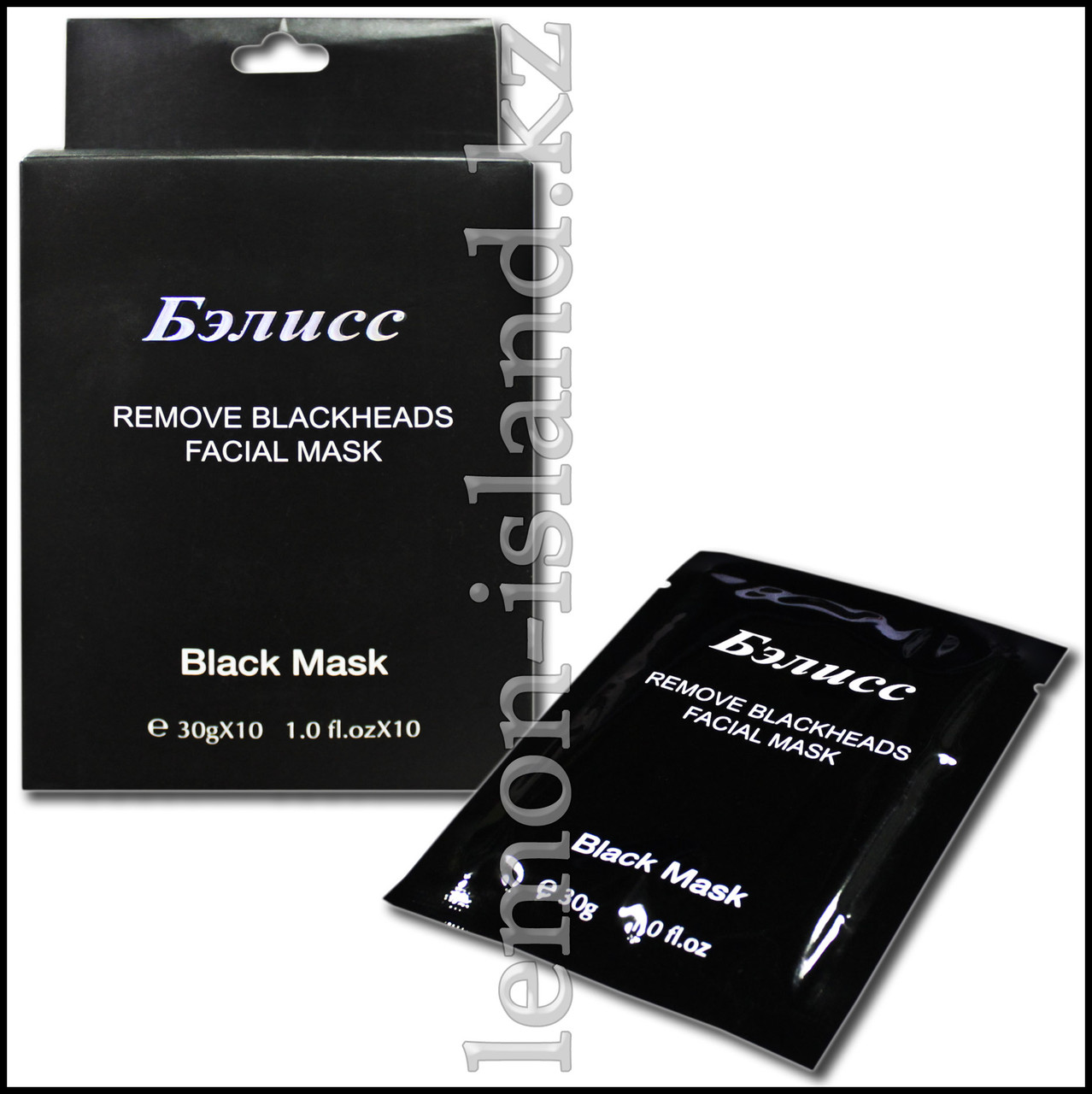 Маска-плёнка для чистки лица Black Mask от Бэлисс с бамбуковым углем.