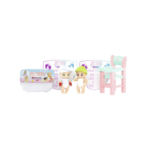 Zapf Creation Baby Secrets 930-175 Бэби Секрет Набор с детским стульчиком