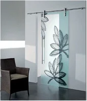 Двери стеклянные раздвижные. Модель А40-1.