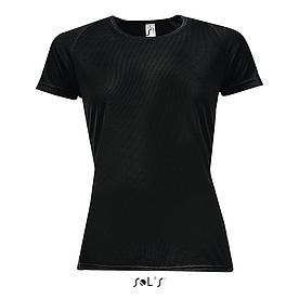 Футболка Dry Fit | Sols Sporty women S  черный