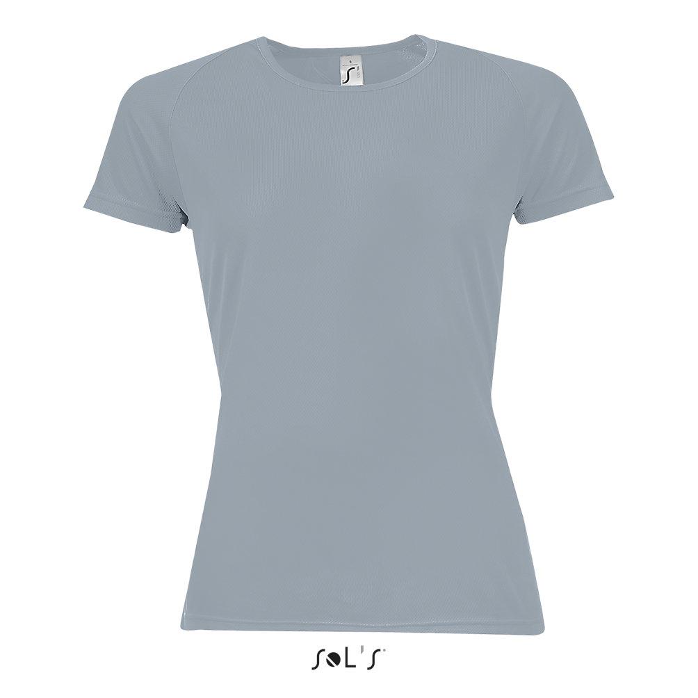 Футболка Dry Fit | Sols Sporty women M серый