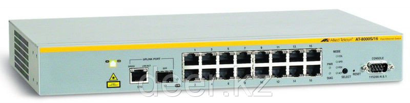 Allied Telesis AT-8000S/16-50 Коммутатор 16 портов 10-100Base-TX+1 комбо-порт+1 консольный порт