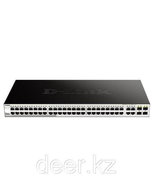 D-Link DGS-1210-52/F WebSmart коммутатор 48 портов 10/100/1000 + 4SFP 