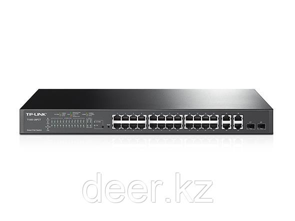 TP-Link T1500-28PCT Управляемый PoE+ Smart коммутатор серии JetStream™ 