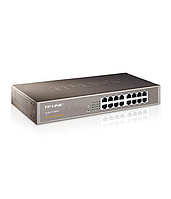 TP-Link TL-SF1016DS 16 портты Fast Ethernet жұмыс үстелі/тірекке орнатылатын қосқыш