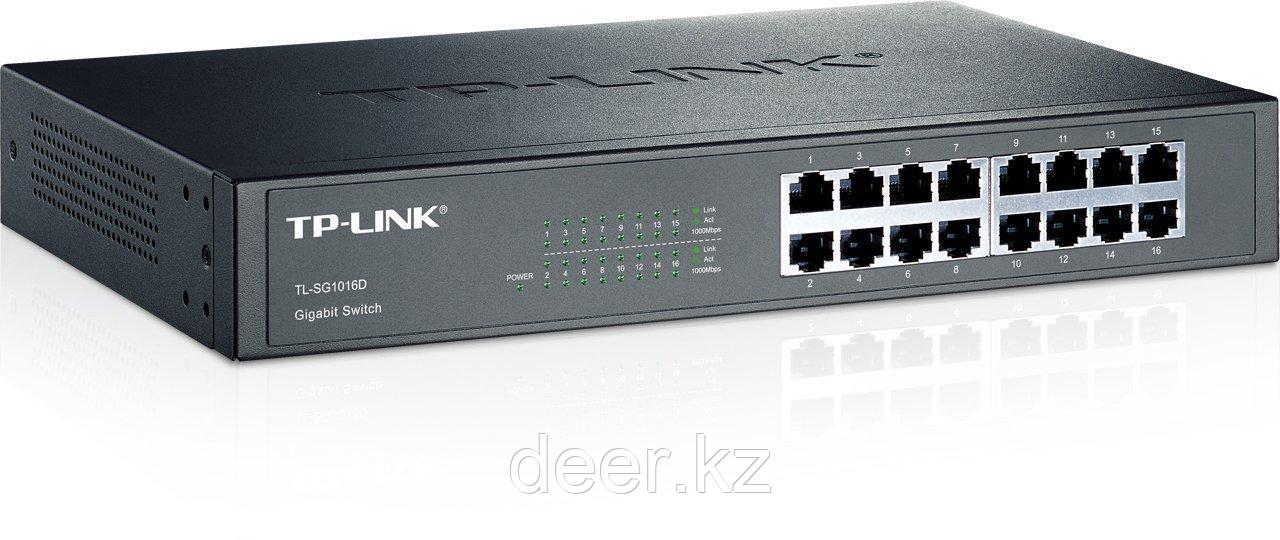 TP-Link TL-SG1016D 16-портовый гигабитный коммутатор настольный/монтируемый