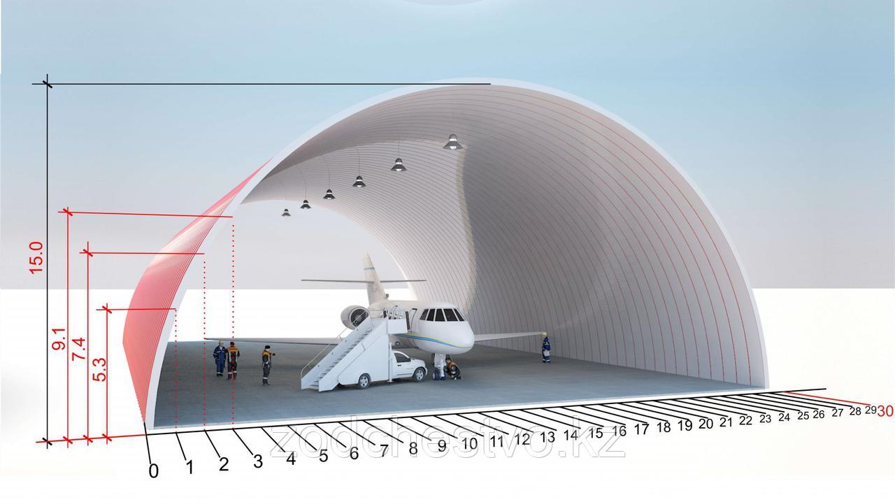 Проектирование и строительство под ключ бескаркасных арочных ангаров, складов, зданий и сооружений из ЛМК - фото 2 - id-p53675033