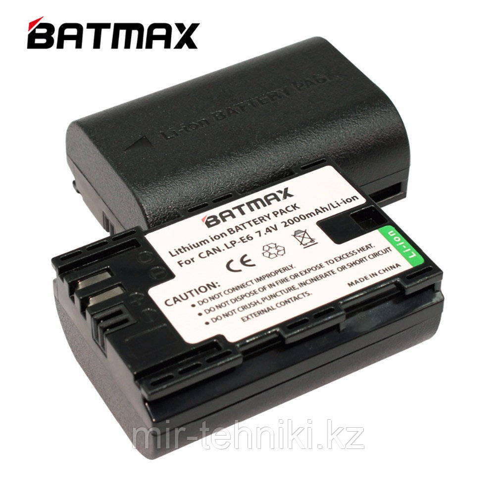 Аккумуляторная батарея Batmax LP-E6 - фото 1 - id-p53675093