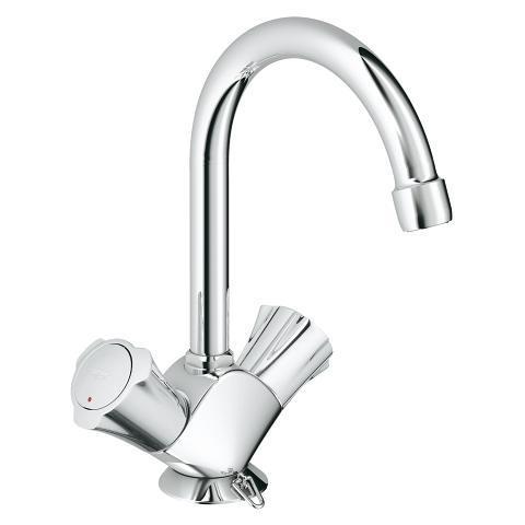 Смеситель для раковины GROHE Costa L с цепочкой и высоким С-изливом 21337001 - фото 1 - id-p53669259