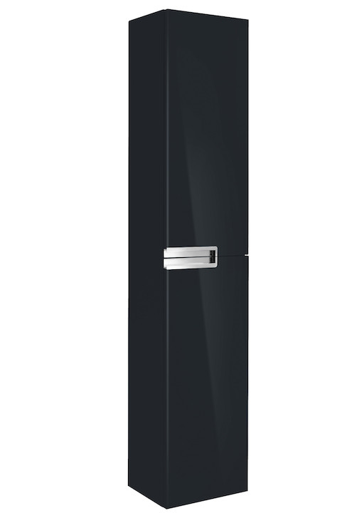 Шкаф - колонна Victoria Nord Black Edition , черный - фото 1 - id-p53671545