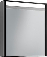 Шкаф зеркальный Карино 60, черный с эбони