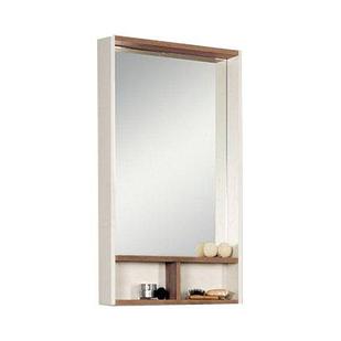 Зеркальный шкаф ЙОРК 60 Белый/Дуб сонома