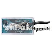 Ножницы по металлу "PIRANHA", 250мм, прямой и левый рез, сталь-СrMo, двухкомп. рук-ки (002)