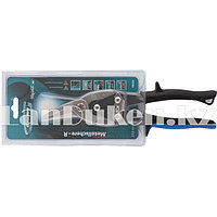 Ножницы по металлу "PIRANHA", 250мм, прямой и правый рез, сталь-СrMo, двухкомпонентные рукоятки GROSS (002)