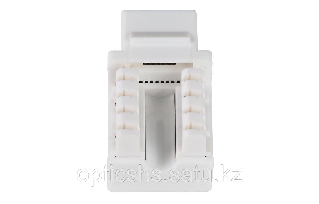 Модуль КАТ6 UTP 1XRJ45 Keystone Jack 90О ,Krone IDC, цвет белый - фото 2 - id-p53680056