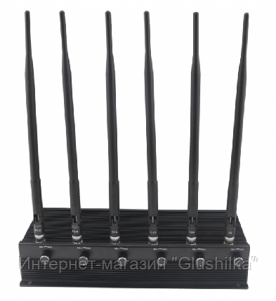Глушилка стационарная "Пиранья Х6-4G" 18W, до 40 метров, фото 2