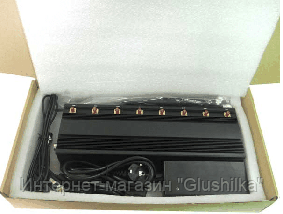 Глушилка стационарная "Пиранья Х8-Lojack" 20W, до 40 метров, фото 3