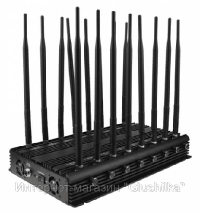 Глушилка универсальная "Пиранья Х16-5G" 41W, до 40 метров, фото 2