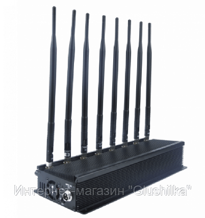 Глушилка стационарная "Пиранья Х8-4G" 20W, до 40 метров, фото 2