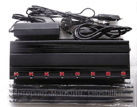 Глушилка стационарная "Пиранья Х8-Lojack" 20W, до 40 метров, фото 2