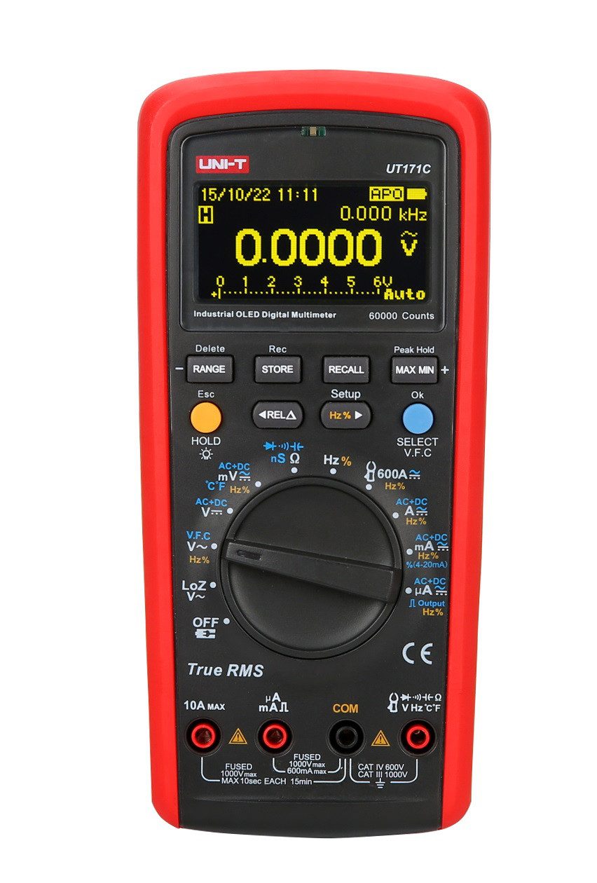 Мультиметр профессиональный цифровой True RMS UNI-T UT171C. Внесён в реестр РК