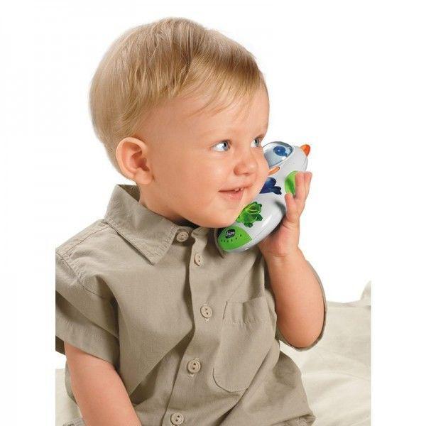 Chicco: Игрушка Говорящий телефон (рус/англ) 6м+